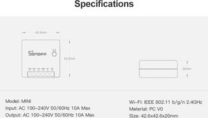 Sonoff Sonoff Smart Switch MINI 13