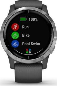 Zegarek sportowy Garmin Vivoactive 4 Szary  (010-02174-02) 4