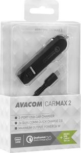 Ładowarka Avacom CarMAX 2 2x USB-A 2 A  (NACL-QC2XM-KK) 2