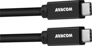 Kabel USB Avacom USB-C - 1 m Czarny (DCUS-TPCC-10K60W) 1