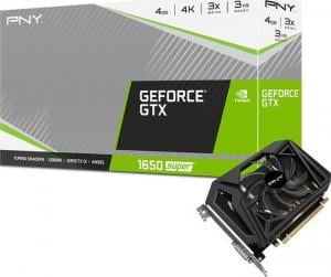 Karta graficzna PNY GeForce GTX 1650 SUPER Single Fan 4GB GDDR6 (VCG16504SSFPPB) 1