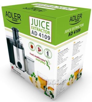 Sokowirówka Adler AD 4109 Srebrno-czarna 2