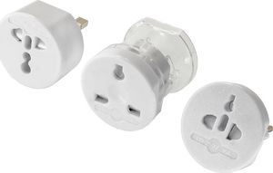 Akyga Adapter podróżny Worldwide US AU UK EU 250V 10A biały (AK-AD-61) 5