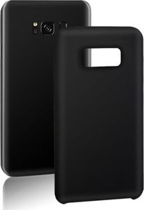 Qoltec Etui Premium na Samsung Galaxy S8 | płynny silikon | czarny 2