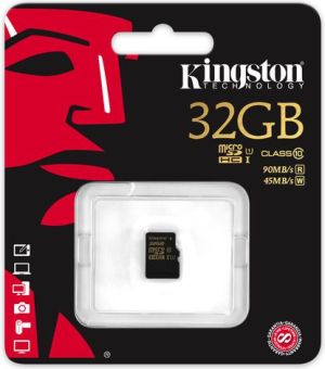 Karta Kingston MicroSDHC 32 GB Class 10  (SDCA10/32GBSP) 1