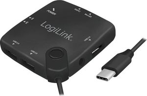 HUB USB LogiLink 1x SD 1x M2 1x microSD 1x MMC  + 3x USB-A 2.0 (UA0344) 1