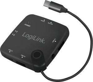 HUB USB LogiLink 1x SD 1x M2 1x microSD 1x MMC  + 3x USB-A 2.0 (UA0344) 3
