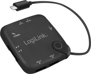 HUB USB LogiLink 1x SD  + 3x USB-A 2.0 (UA0345) 4