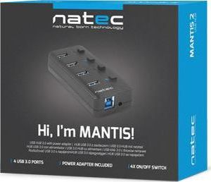 HUB USB Natec 4x USB-A 3.0 (NHU-1557) 8
