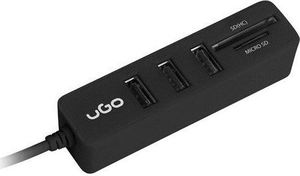 HUB USB uGo Ugo Maipo 1x SD 1x microSD  + 3x USB-A 2.0 (UHU-1551) 3