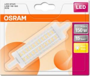 Ledvance Żarówka OSRAM LED STAR LINE 118 CL 17,5W 827 R7S 2452lm 2700K (CRI 80) 15000h A++ 2