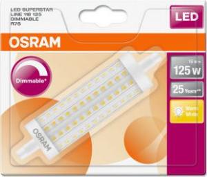 Ledvance Żarówka OSRAM LED SUPERSTAR LINE 118 CL 15W 827 R7S 2000lm 2700K (CRI 80) 25000h A++ DIM 2