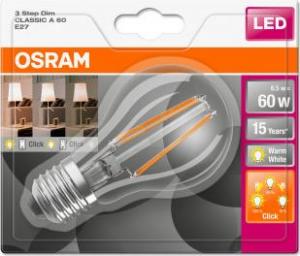 Ledvance Żarówka OSRAM LED STAR+ CL A Filament 7W 827 E27 806lm 2700K (CRI 80) 15000h A++ DIM-3step 2