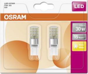 Ledvance Żarówka OSRAM LED STAR PIN CL 2,6W 827 G9 320lm 2700K (CRI 80) 15000h A++ 2