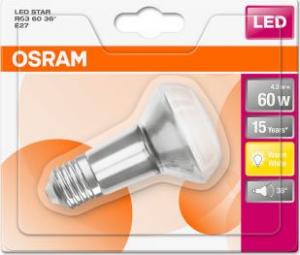 Ledvance Żarówka OSRAM LED STAR R63 36° 4,3W 827 E27 345lm 2700K (CRI 80) 15000h A+ 2