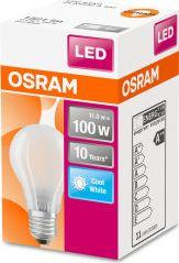 Ledvance OSRAM LED STAR CL A GL Fros. 11W 840 E27 1521lm 4000K (CRI 80) 10000h A++ (Krabička 1ks) 2