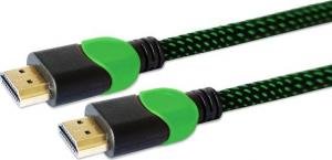 Kabel Savio HDMI - HDMI 3m zielony (GCL-06) 1