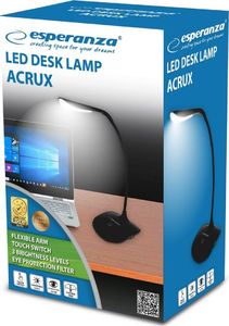 Lampka biurkowa Esperanza czarna  (ELD103K - 5901299942345) 3