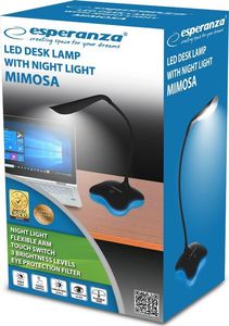 Lampka biurkowa Esperanza czarna  (ELD105K - 5901299942376) 2