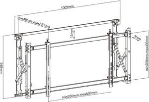 Maclean Uchwyt ścienny MC-845 46'' - 52'' 2