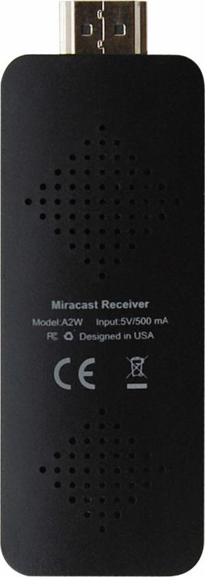 Measy Miracast DLNA Dongle Nadajnk Miracast Czarny (PLAYME A2W) 1