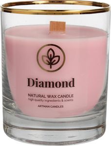 Artman Organic świeca zapachowa z drewnianym knotem Diamond 1 sztuka (980237) 1
