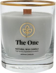 Artman Organic świeca zapachowa z drewnianym knotem The One 1 sztuka (980268) 1