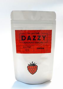 Dazzy Peeling kokosowy do twarzy i ciała - Malina 150g 1