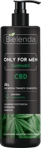 Bielenda Bielenda Only for Men Cannabis CBD Żel do mycia twarzy i zarostu 190g 1