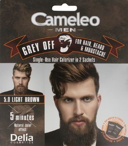 Delia Cosmetics Cameleo Men Krem do włosów, brody i wąsów nr 5.0 Light Brown 1