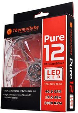 Wentylator Thermaltake Pure 12 LED Czerwony (CL-F019-PL12RE-A) 9