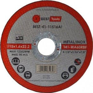 Best-Tools TARCZA FLEX 41 115x1,6x22,2 WA60 RBF BEST TOOLS - BEST-41-11516AI 1