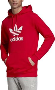 Adidas Bluza męska Trefoil Hoodie EJ9680 czerwona r. XXL (EJ9680) 1