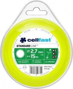 Cellfast żyłka tnąca standard 2,7mm / 15m, okrągła (35-006) 1