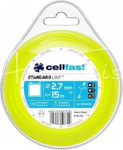Cellfast żyłka tnąca standard 2,7mm / 15m, kwadrat (35-016) 1