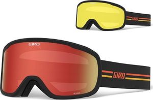 Giro Gogle zimowe GIRO ROAM GP BLACK ORANGE (szyba AMBER SCARLET 40% S2 + YELLOW 84% S0) 1