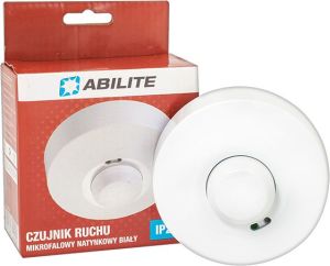 Abilite Czujnik Ruchu Mikrofalowy Natynkowy 360* Biały (5901583544422) 2