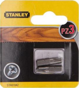 Stanley końcówki wkrętakowe PZ3x25mm 2 sztuki (STA61042) 1