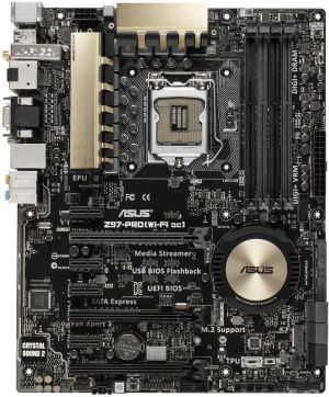 Płyta główna Asus Z97-PRO (WI-FI AC), Z97, DualDDR3-1600, SATA3, RAID, HDMI, DVI, D-Sub, DP, ATX (Z97-PRO(WI-FI AC)) 2