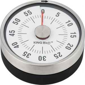 Minutnik KingHoff mechaniczny srebrny (KH-3177) 1