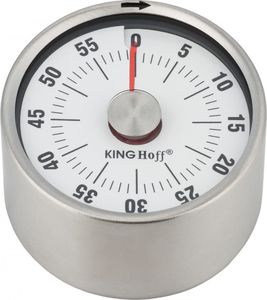 Minutnik KingHoff mechaniczny srebrny (KH-3176) 1