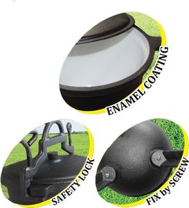 Konighoffer KG 1104 Kociołek węglowy 10 L 5