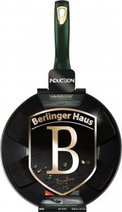 Patelnia Berlinger Haus wok Emerald Tytanowa 28cm 3