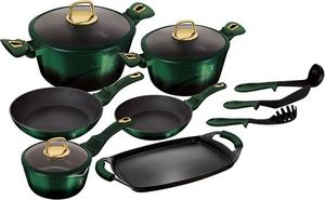 Berlinger Haus Zestaw garnków METALLIC EMERALD LINE BH-6066 2