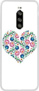 CaseGadget CaseGadget ETUI NADRUK BIAŁE SERCE SAMSUNG GALAXY A20S standard 1