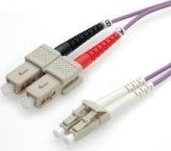 Value VALUE FO Cable 50/125µ. OM4. LC/SC. Violet. 5.0m 1