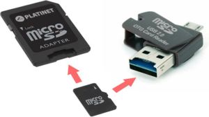 Karta Platinet MicroSDHC 16 GB  (PMMSD16CR4) 2