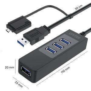 HUB USB Unitek 4x USB-A 3.0 (Y-3046A) 5