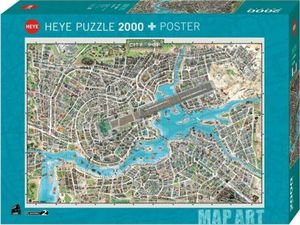 Heye Puzzle 2000 elementów Miasto Pop 1