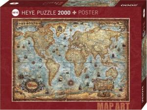 Heye Puzzle 2000 elementów Świat 1